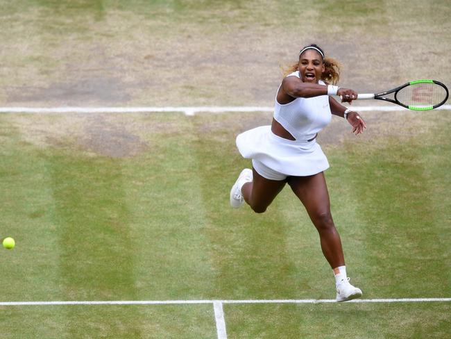 Williams just couldn’t get anything going against Simona Halep in the Wimbledon final.