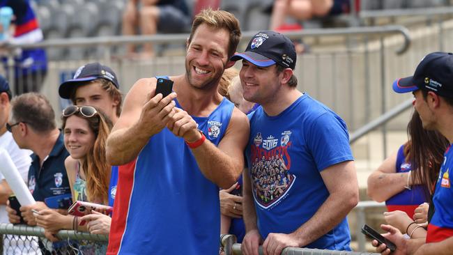 Travis Cloke is already a fan favourite among Western Bulldogs fans. Picture: David Smith