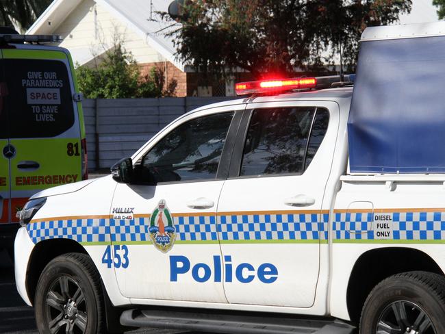 Northern Territory Police and St John Ambulance service responding to an incident in Alice Springs. Picture: Gera Kazakov generic, NT Police