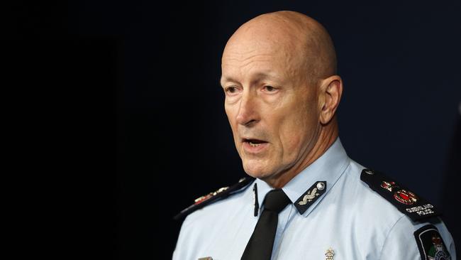 Qld Police Commissioner Steve Gollschewski.