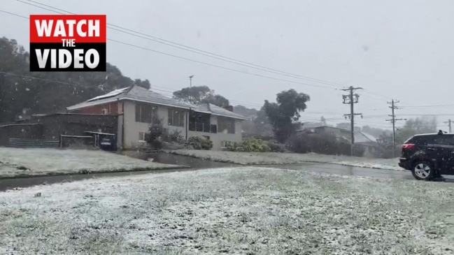 Snowfall in Ballarat