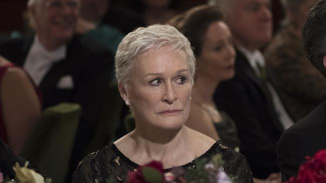 Glenn Close in a The Wife.