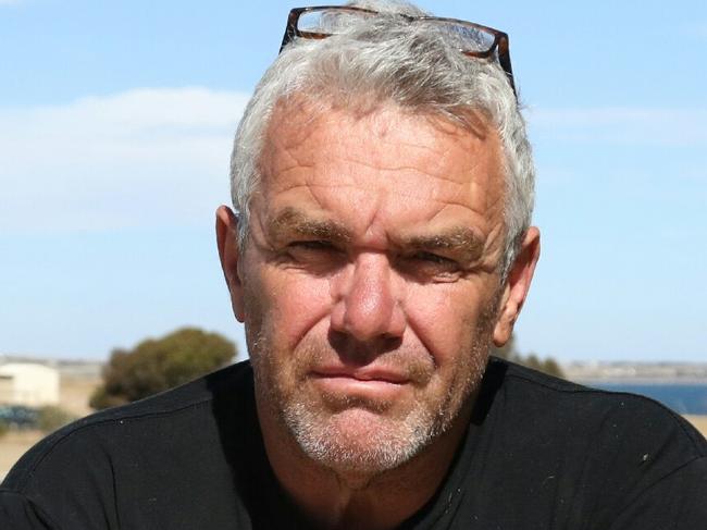 Jeff Schmucker was one of the first people on scene at the shark attack at Granite Rock , near Streaky Bay  . Picture: Andrew Brooks