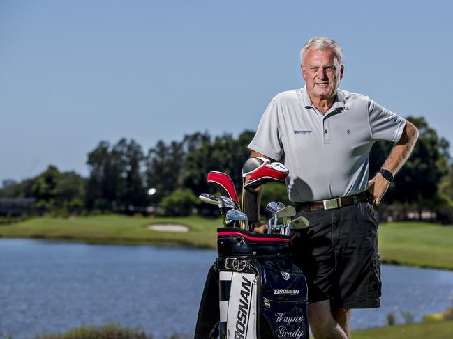 Former golf pro Wayne Grady at Lakelands Golf Club. Picture: Jerad Williams