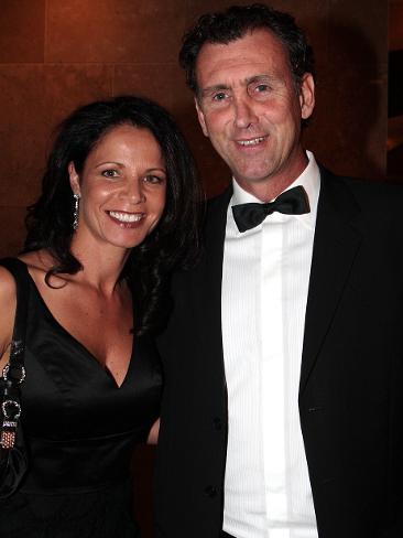 <p>Peter Daicos with wife Colleen.</p>