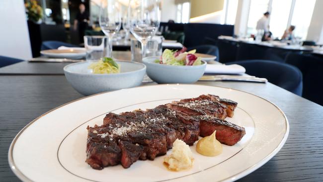 A 400g Wagyu Kiwami at Nineteen at The Star on the Gold Coast. Picture: Richard Gosling