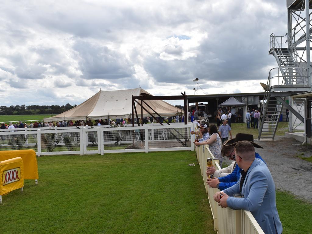 Spectators gathering around the track which has had significant upgrades this year (Photo: Michael Hudson/ Warwick Daily News)