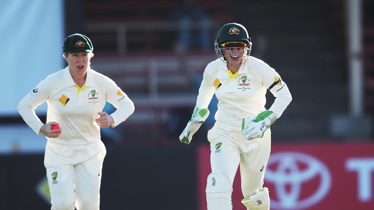 Australia star Alyssa Healy has hit enough balls in Australia, declaring she’s ready for a “feisty and fiery” women’s Ashes series in England.