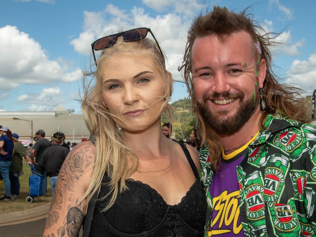 Tamika Daffurn and Ash Tognolini. Meatstock - Music, Barbecue and Camping Festival at Toowoomba Showgrounds.Saturday March 9th, 2024 Picture: Bev Lacey