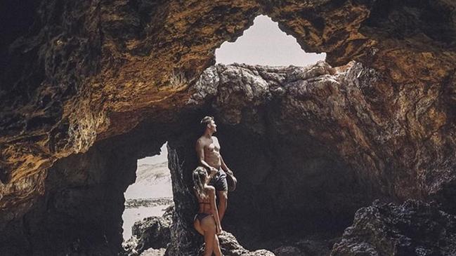 Forrest Caves are a hidden gem on Phillip Island and can only be accessed at low tide. Picture: Supplied