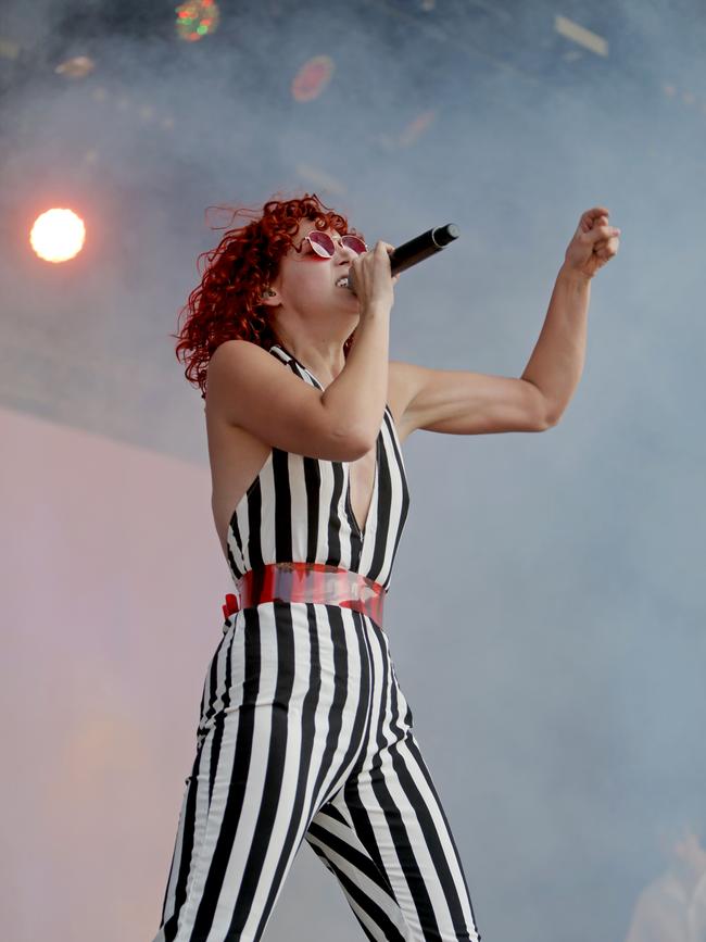 LPX perform on day two of the Marion Bay Falls Festival 2018/19. Picture: PATRICK GEE