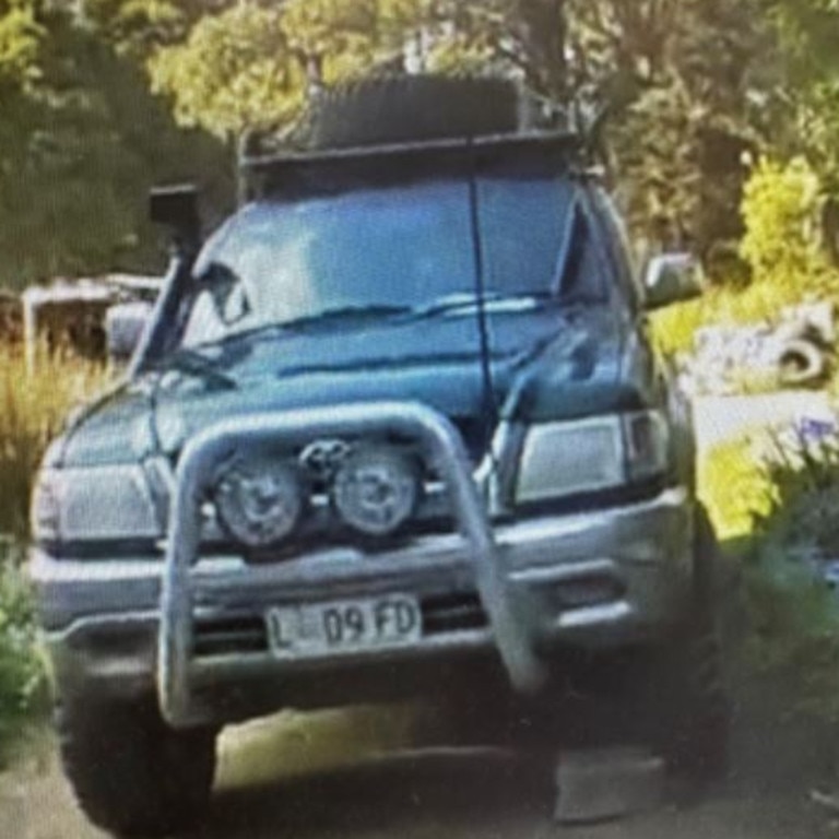 The vehicle Ashleigh McMillan and Benjamin Eyles are believed to be travelling in. Picture: Tasmania Police.