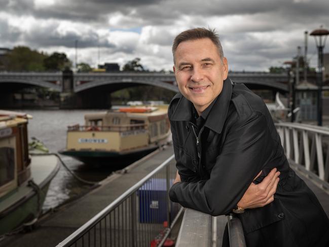 David Walliams reflects on the time he spent with friend Humphries in Melbourne while on tour in Australia. Picture: Tony Gough