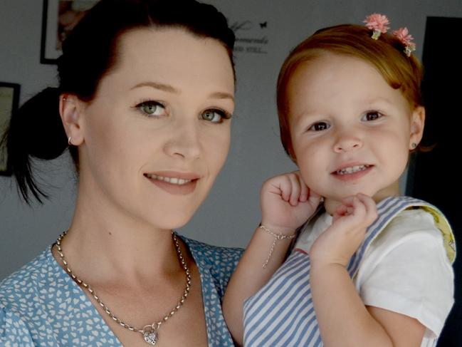 Monica Green and daughter in their Norman Gardens home