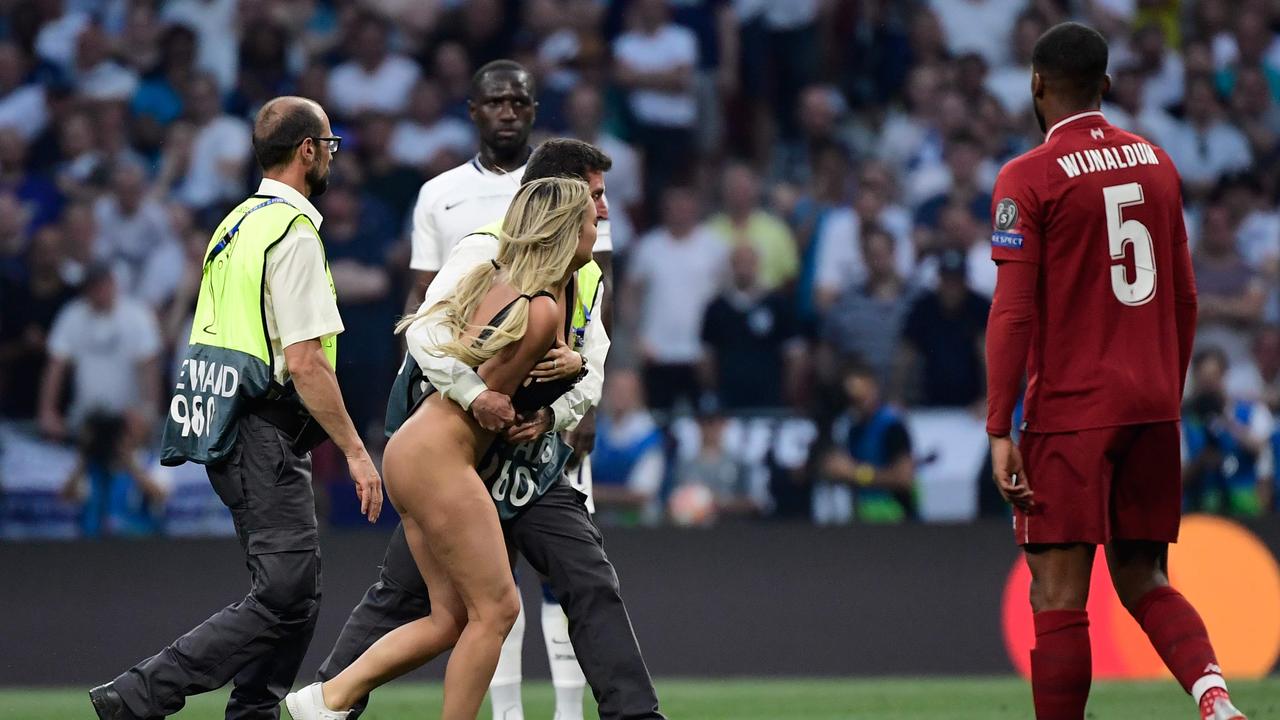 Champions League final: Pitch invader, streaker, video, pictures, Liverpool  vs Tottenham, updates