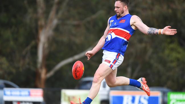 Justin Van Unen kicked another six for Wandin this week. Picture: James Ross