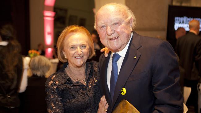 Philanthropists Eva and Marc Besen pictured in 2011.