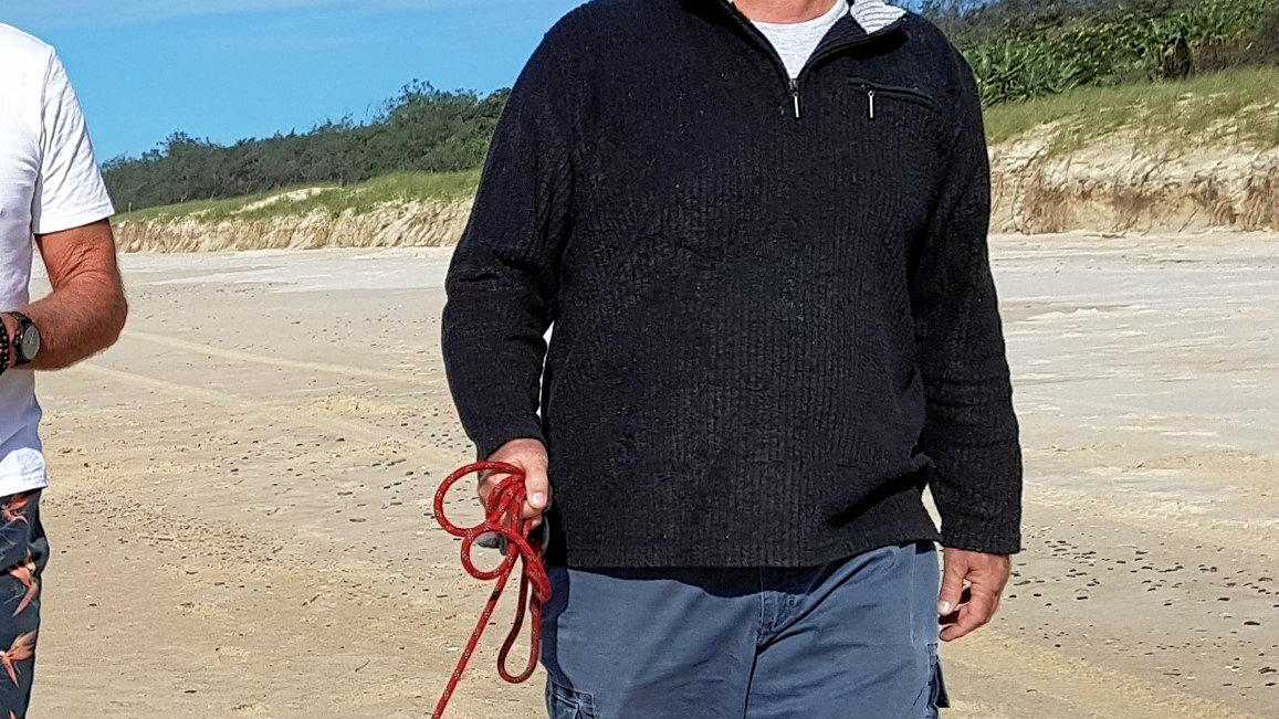 SHARING IS CARING: Mark Grunwald is leading the charge of Salt and Casuarina residents calling for dogs to be allowed to share the beach. Picture: Mark Grunwald