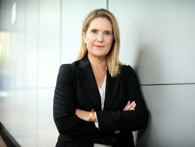 NETWORK - UNDER EMBARGO - SPEAK TO NEIL BENNETT - Pictured outside AFP Headquarters in Sydney today is Head of AFP Fraud Squad, Simone O'Mahony. Picture: Tim Hunter.