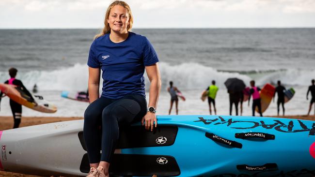 Young surf gun Emily Doyle is chasing a spot in this year’s Nutri-Grain ironwoman series. Picture: Julian Andrews