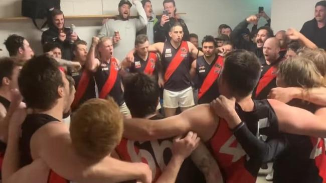 Kilsyth toasts its first finals series in seven years. Picture: Kilsyth FC