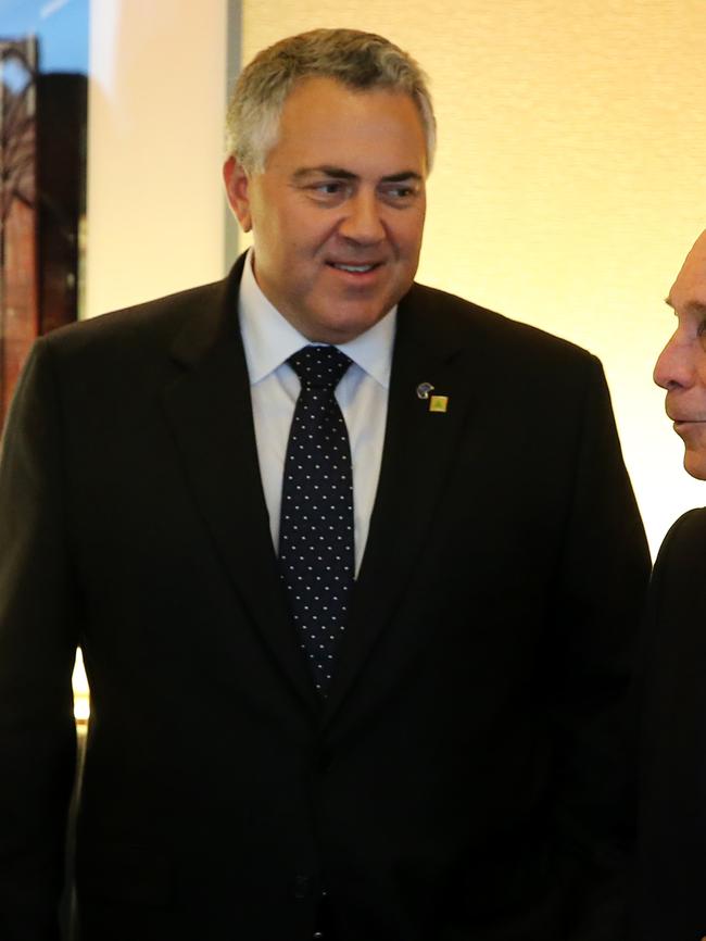 Former Treasurer and now Australian Ambassador to the US Joe Hockey. Picture: Nathan Edwards