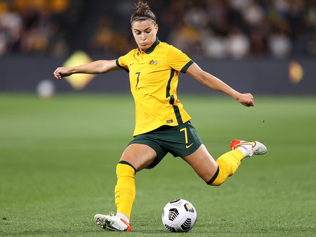 Steph Catley. Picture: Mark Kolbe/Getty Images