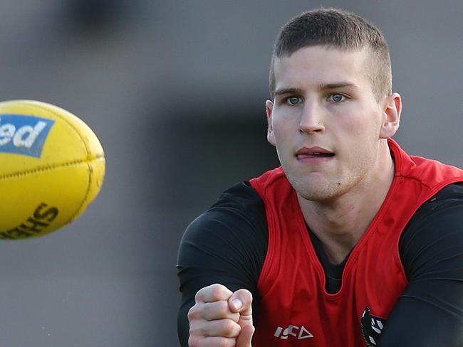 Collingwood training at Olympic Park.  Collingwood's Brayden Sier   .  Pic: Michael Klein