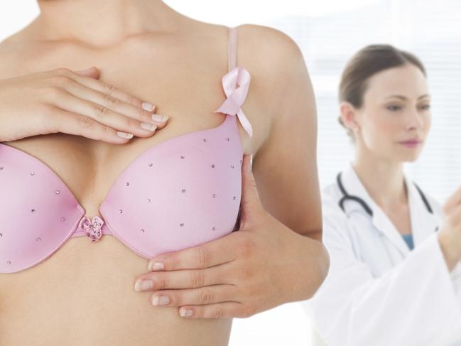 Generic photo to illustrate breast exam for breast cancer. Picture: iStock