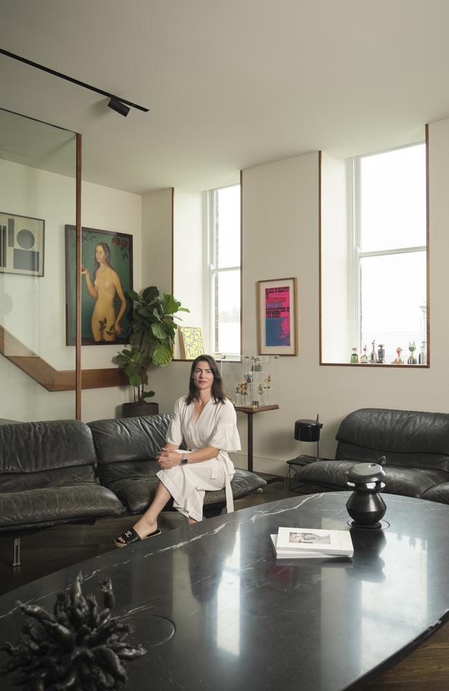 Naomi Tosic in an image from Collecting: Living with Art by Kym Elphinstone with Jo Higgins. Picture: Dave Wheeler