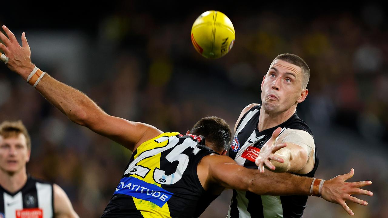 Darcy Cameron was subbed out of the match. Picture: Getty Images