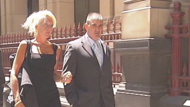 Nicola Gobbo and Pasquale Barbaro arriving at court. Picture: ABC News