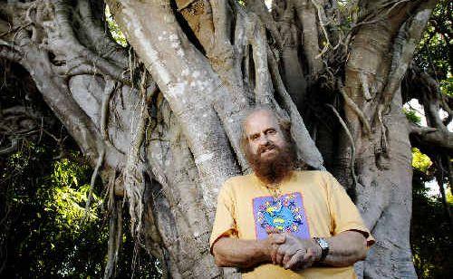 Rainbow Power Co founder Peter Pedals of Blue Knob will celebrate his 65th birthday on Sunday. Picture: David Nielsen