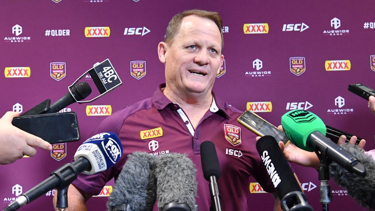 Queensland coach Kevin Walters was passionate in his support of the team.