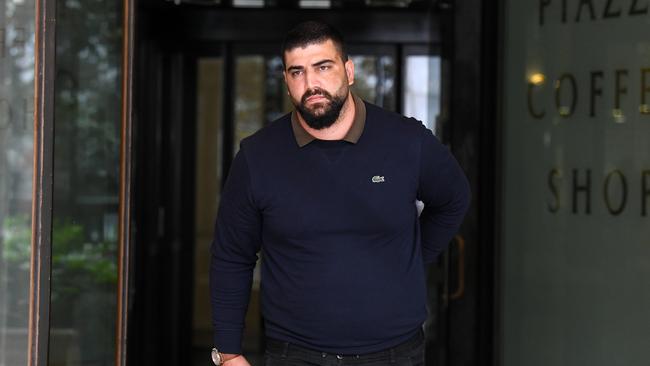 Sammy Baghdadi leaves Downing Centre Court. Picture: Bianca De Marchi