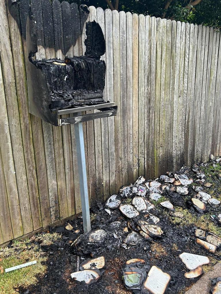 The Tourist Road Community Library in Rangeville was deliberately destroyed by fire over the weekend. Wednesday, January 18 2023. Picture: Supplied.