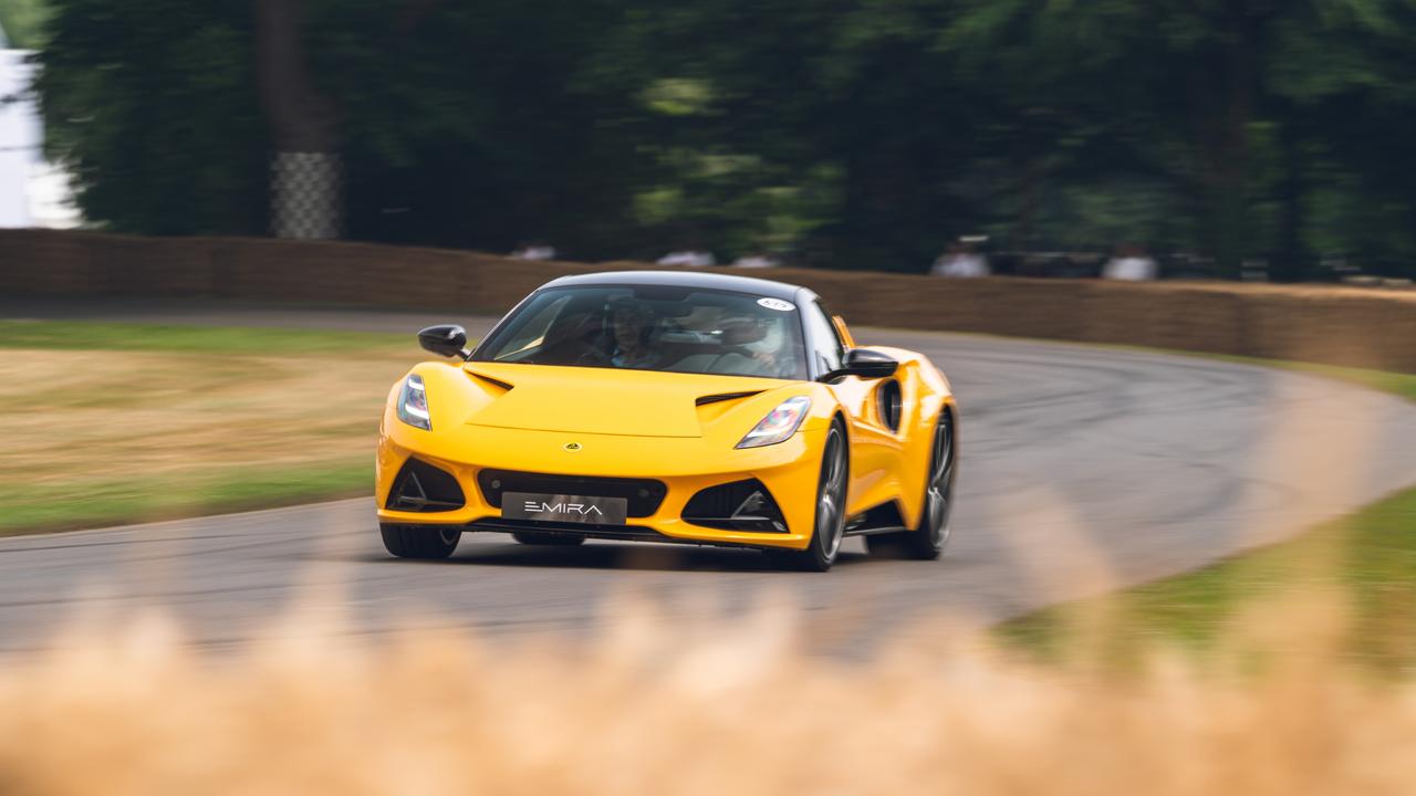 Lotus showed off its Emira to the public at the 2022 Goodwood Festival of Speed.