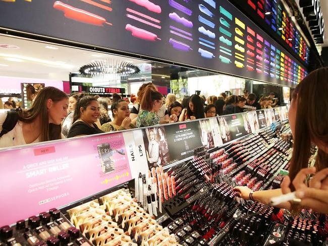 Sephora has taken Sydneysiders by storm. Picture: Getty images.