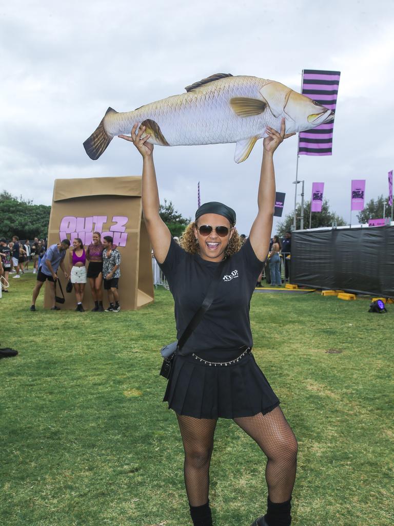 Jordan at the Out 2 Lunch festival on the Coolangatta beachfront. Picture: Glenn Campbell