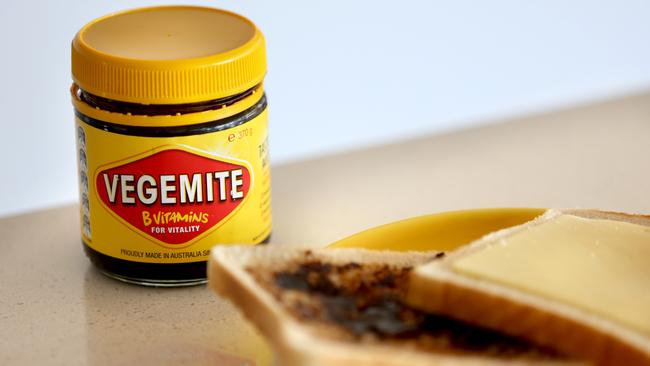 The Aussie consumer staple, vegemite, has been recorded to cost as much as $13 a jar. Picture: NCA NewsWire / Damian Shaw