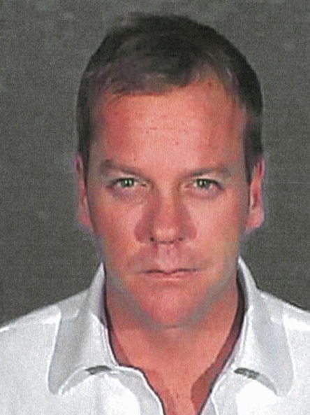 This Kiefer Sutherland mug shot was snapped by the Gelndale Police Department in December 2007 after the actor surrendered to serve a 48-day jail sentence. Sutherland, 40, pled no contest in October to driving while over the legal limit of .08. It was the second time in three years that the star of '24' was busted for DUI.