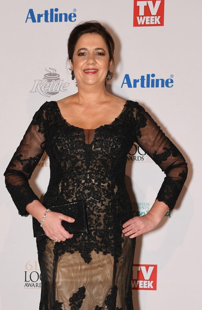 Annastacia Palaszczuk on the red carpet at the 2019 Logie Awards on the Gold Coast. File picture: AAP Image/Dan Peled)