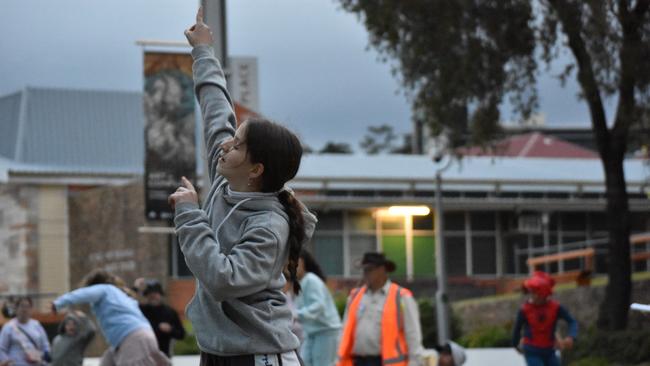 Eighty8 Dance Companyâ€™s crew tearing up the competition at the Unlock the Block event, at Ipswich's Darcy Doyle Place on August 12, 2022. Picture: Peta McEachern