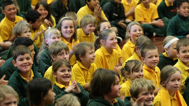 Students at Bellambi Public School. Picture: Tracee Lea