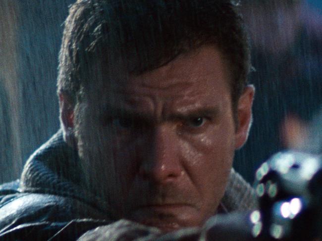 Harrison Ford in film 'Blade Runner'.