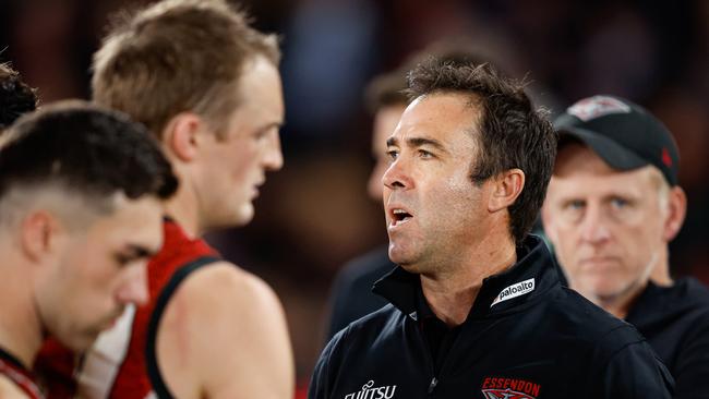 Essendon coach Brad Scott wants to overhaul the AFL’s tribunal system, saying it is ‘too punitive’ and clubs are unable to challenge decisions. Picture: Dylan Burns / Getty Images