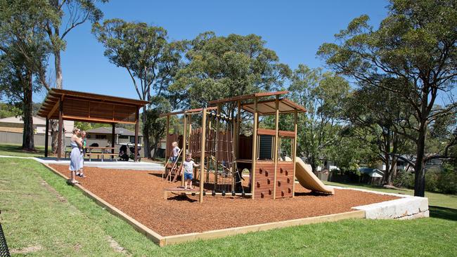 A new $150,000 playground on McCaffrey Drive at Rankin Park. Supplied: Newcastle City Council