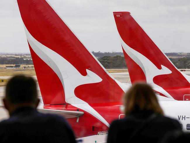 MELBOURNE, AUSTRALIA-NewsWire Photos, JANUARY 19, 2023. Qantas signage around Melbourne Airport. Picture: NCA NewsWire / Ian Currie