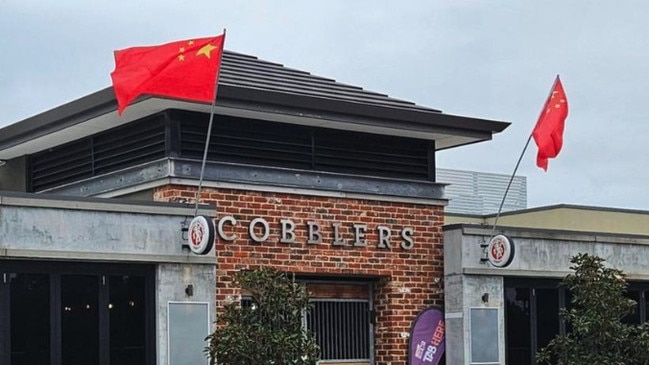 A WA pub that faced backlash for flying the Chinese flag on Australia Day claims the flags were hoisted without their knowledge. Picture: PerthNow