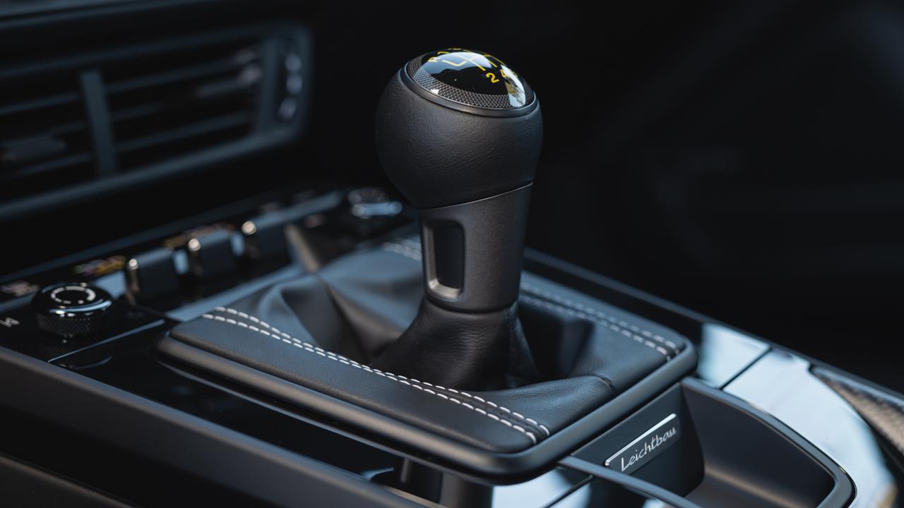 ...or traditional six-speed manual transmissions.